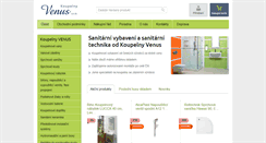 Desktop Screenshot of koupelnyvenus.cz