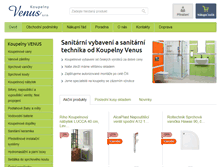 Tablet Screenshot of koupelnyvenus.cz